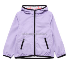 custom durable outdoor child wind and rain proof suit light weight girl kids waterproof jacket